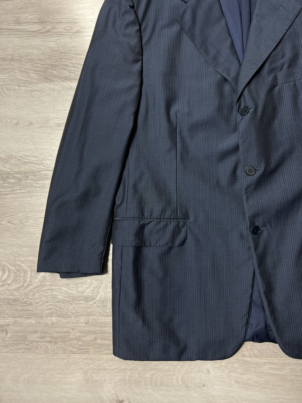 Canali Canali Wool Striped Blazer Size 56R / 46R Size 46R - 6 Thumbnail