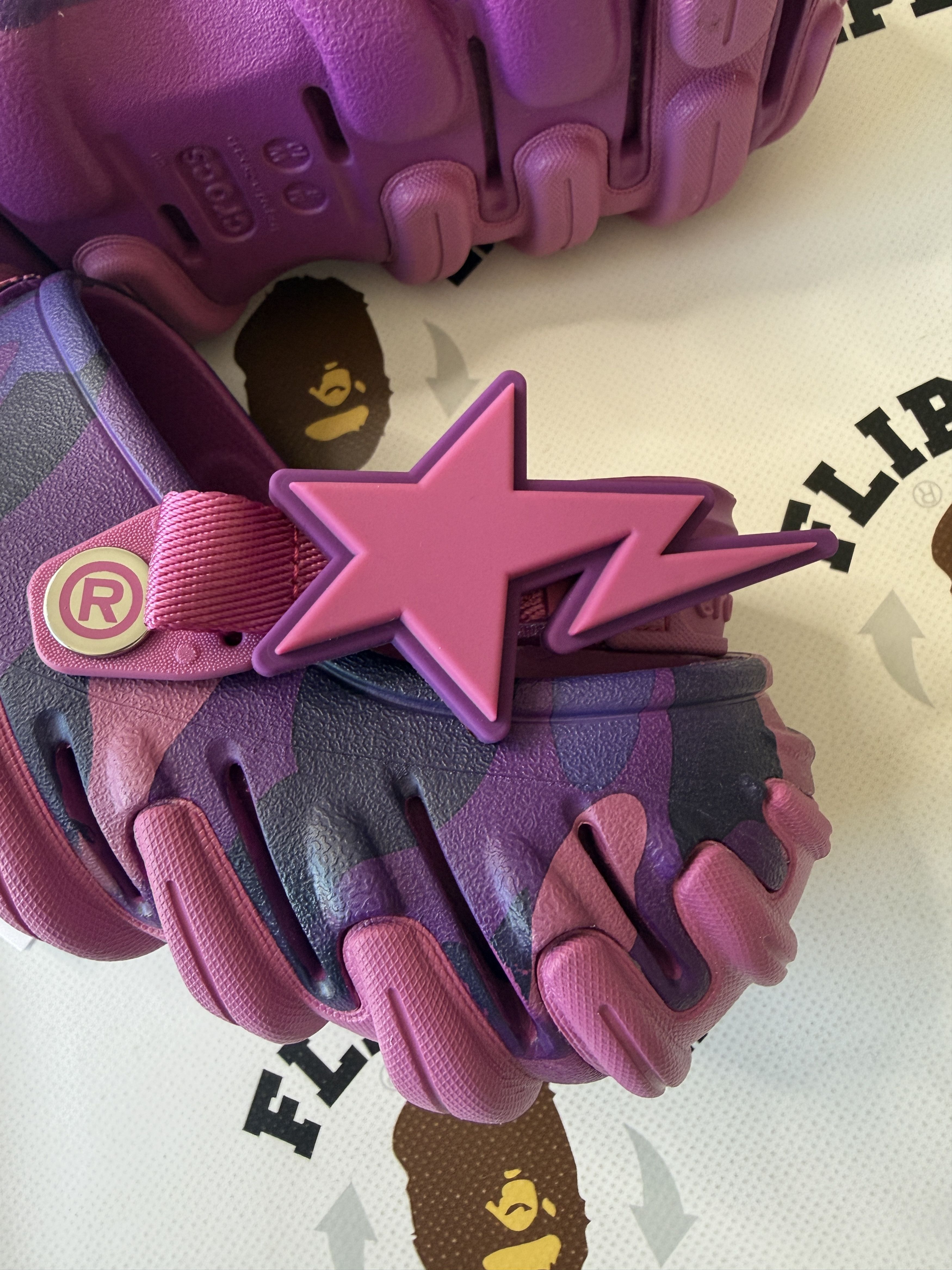 Bape × Crocs BAPE X CROCS ECHO PURPLE Size US 10 / EU 43 - 8 Thumbnail