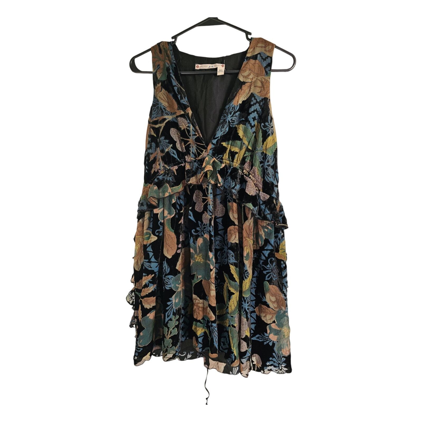 Other Chelsea and Violet Womens Dark Floral Dress Gothic Vintage Size XS / US 0-2 / IT 36-38 - 1 Thumbnail