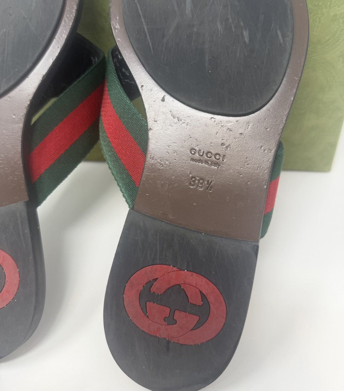 Gucci Gucci Kika GG Web Thong Sandal Size US 9.5 / IT 39.5 - 5 Thumbnail