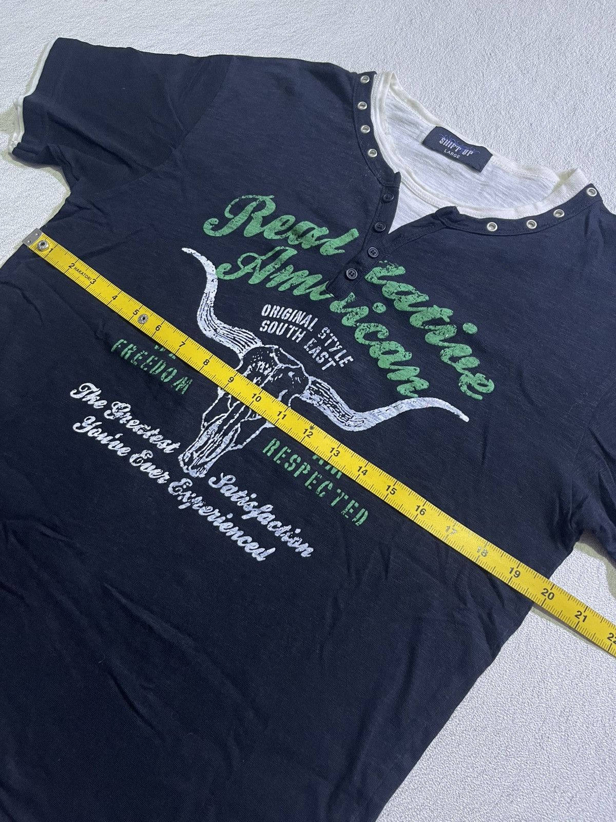 Japanese Brand Y2K SHIFT UP SHORT SLEEVE TSHIRT Size US M / EU 48-50 / 2 - 7 Thumbnail