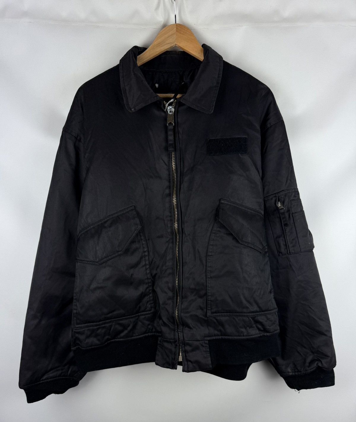 Fostex Garments Fostex Garments VTG CWU 45 Heavy Flyer’s Nylon Bomber Jacket Size US XL / EU 56 / 4 - 1 Thumbnail