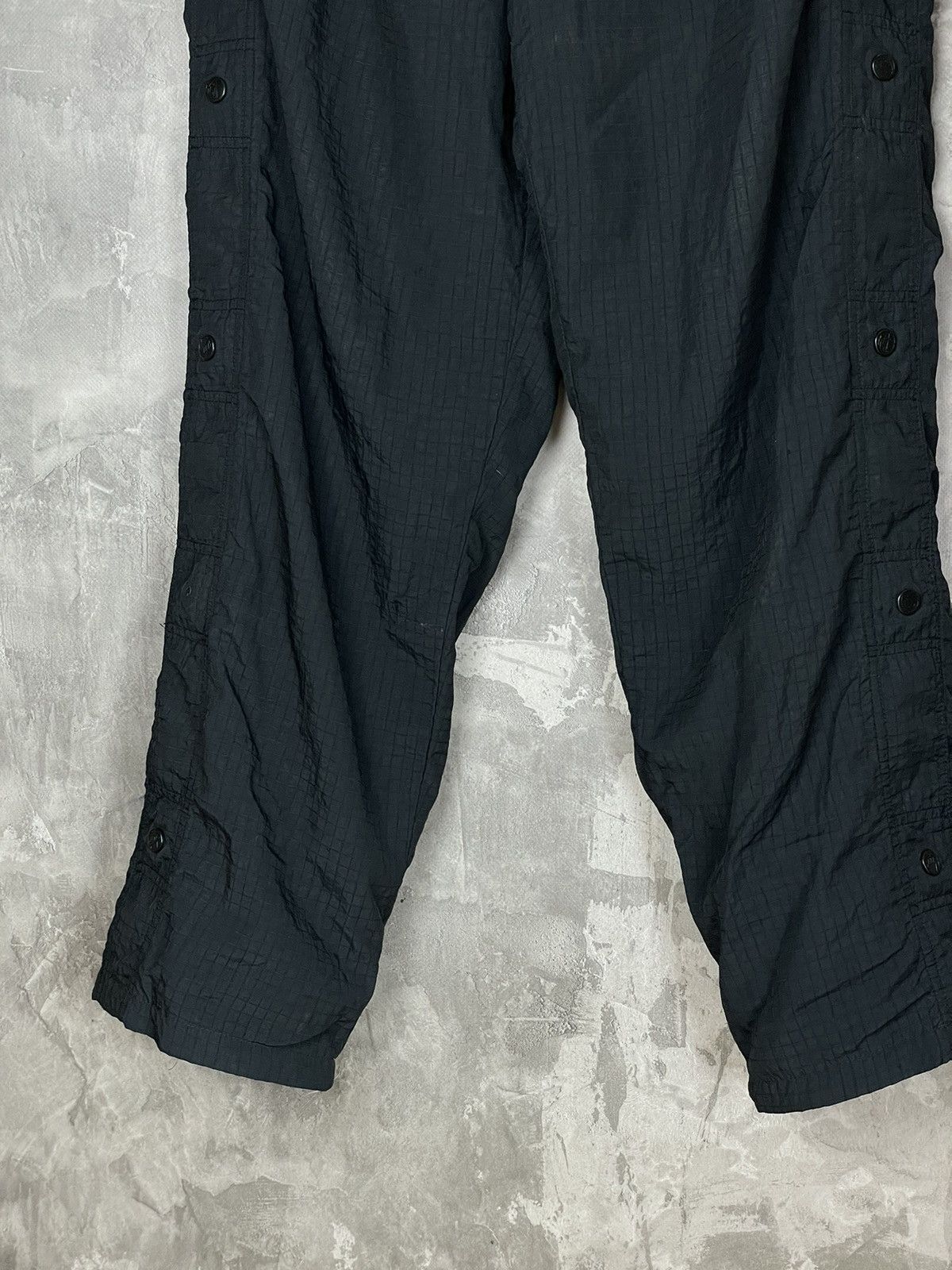 Nike × Vintage Vintage 90s Nike Snap Button Side Track Pants Size US 32 / EU 48 - 5 Thumbnail
