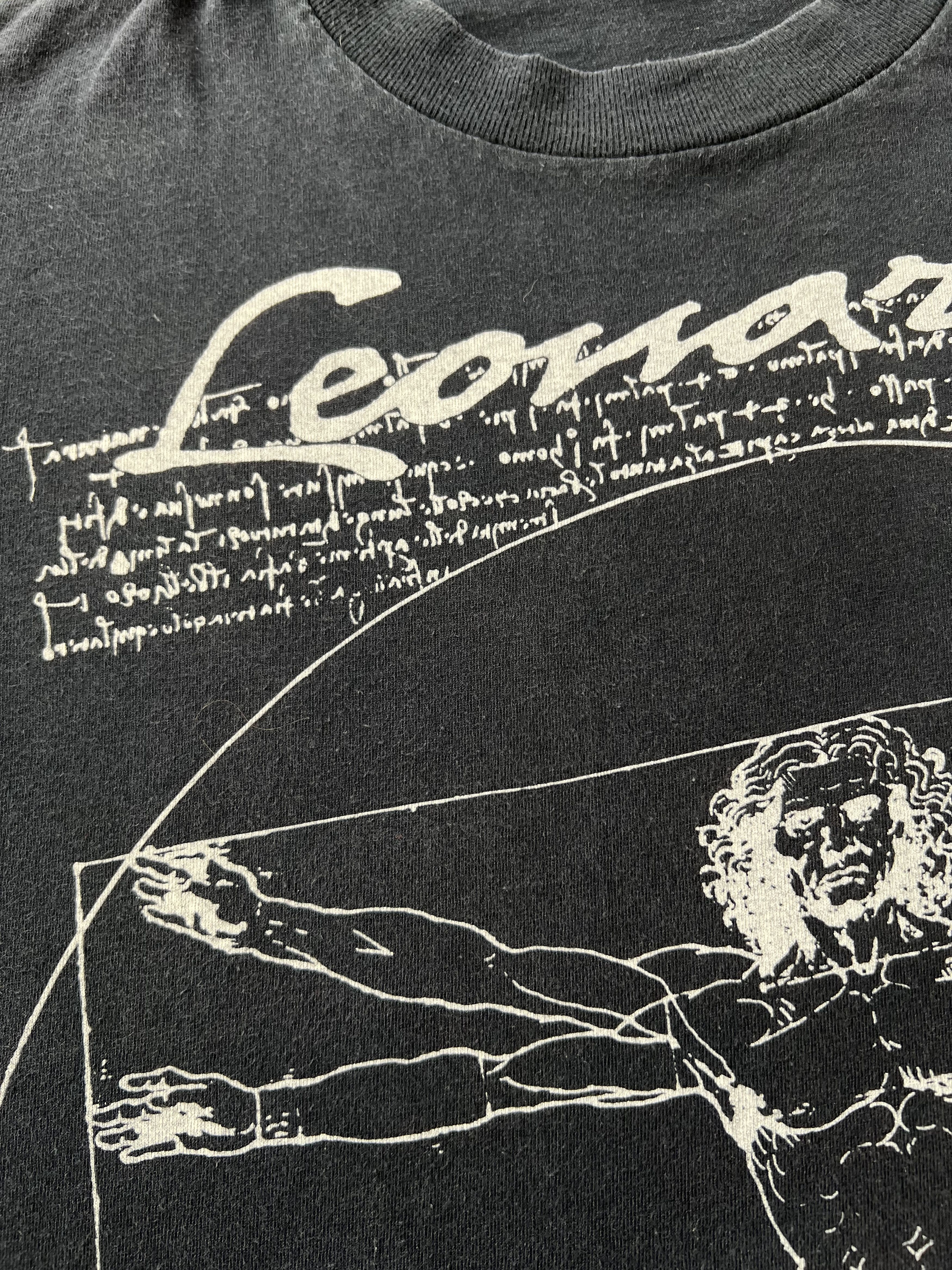 Arts & Science Vintage 90s Leornardo Da Vinci Vitruvian Man Human Anatomy Size US L / EU 52-54 / 3 - 6 Thumbnail