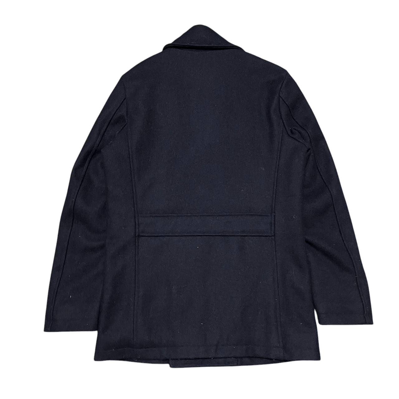 Ships Jet Blue Vintage Ships Jet Blue Wool Coat Double Breasted Size US M / EU 48-50 / 2 - 12 Thumbnail