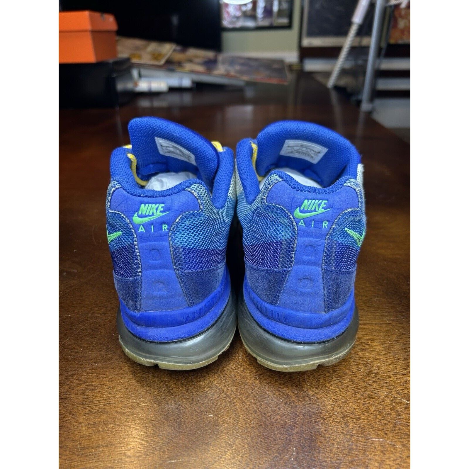 Nike 2012 Nike LIVESTRONG Air Max 95 Dynamic Flywire 'Hyper Blue' Size US 13 / EU 46 - 5 Thumbnail