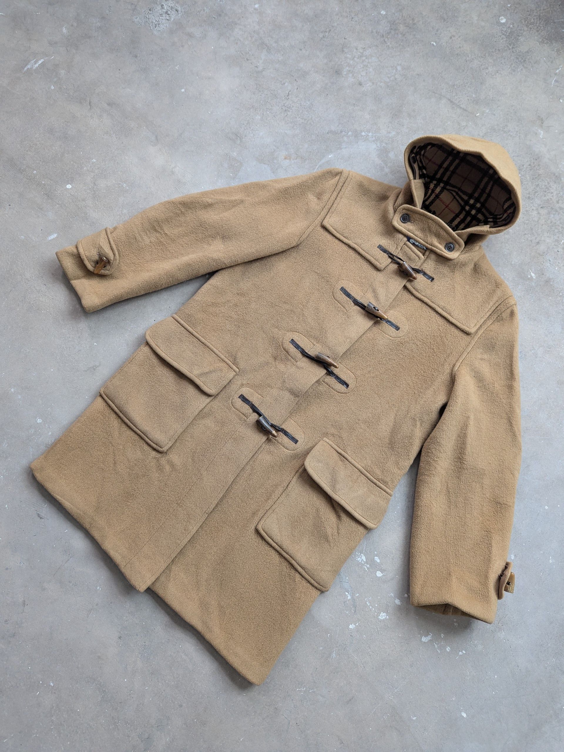 Burberry Authentic Burberry Speciality Duffle Coat Wool Size US M / EU 48-50 / 2 - 2 Thumbnail