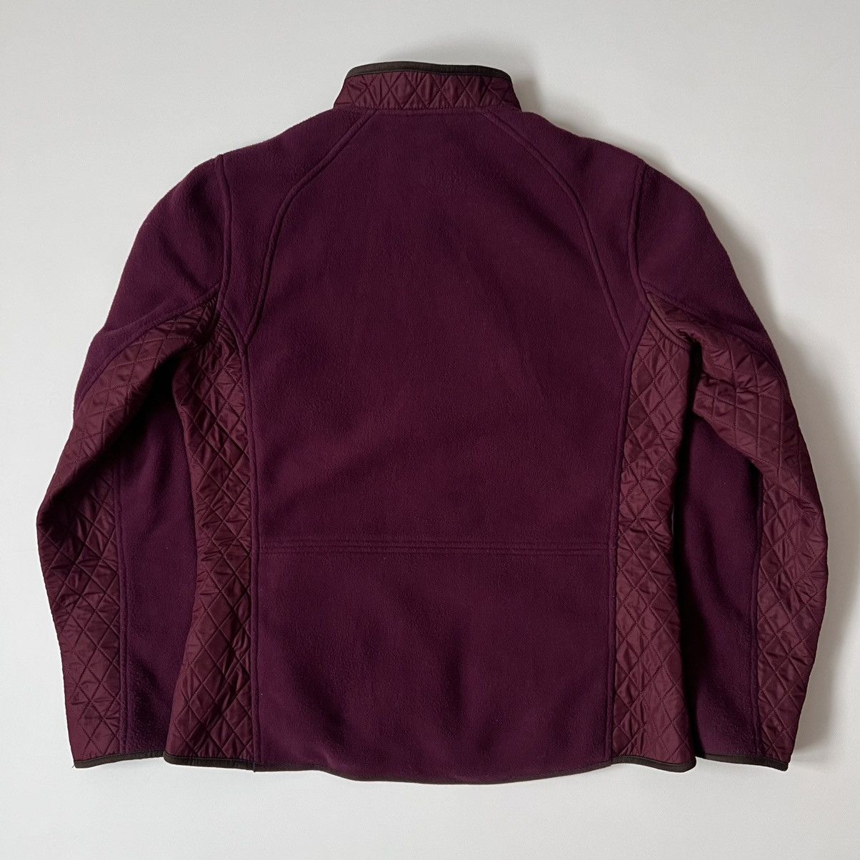 Barbour Barbour Triplebar Fleece Jacket Womens UK 14 US 10 Burgundy Size L / US 10 / IT 46 - 7 Thumbnail