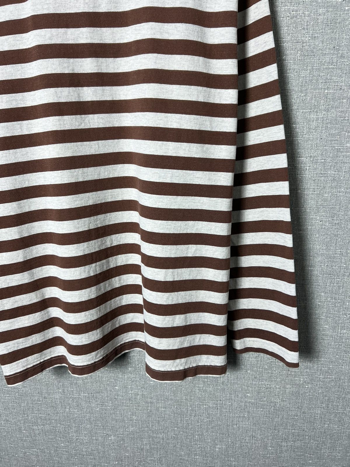 Guess Rare Vintage Guess Jeans USA Striped Long Sleeve Brown/Grey Size US L / EU 52-54 / 3 - 19 Thumbnail
