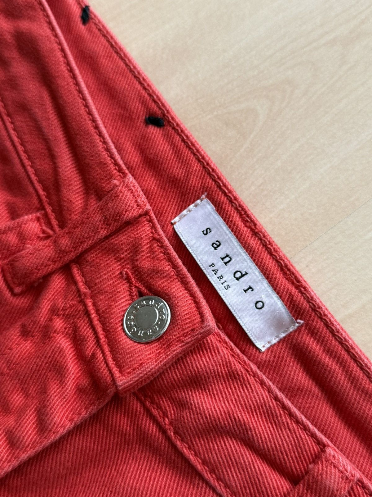 Sandro Sandro Paris full zip skinny jeans avant garde opium Size 26" / US 2 / IT 38 - 5 Thumbnail