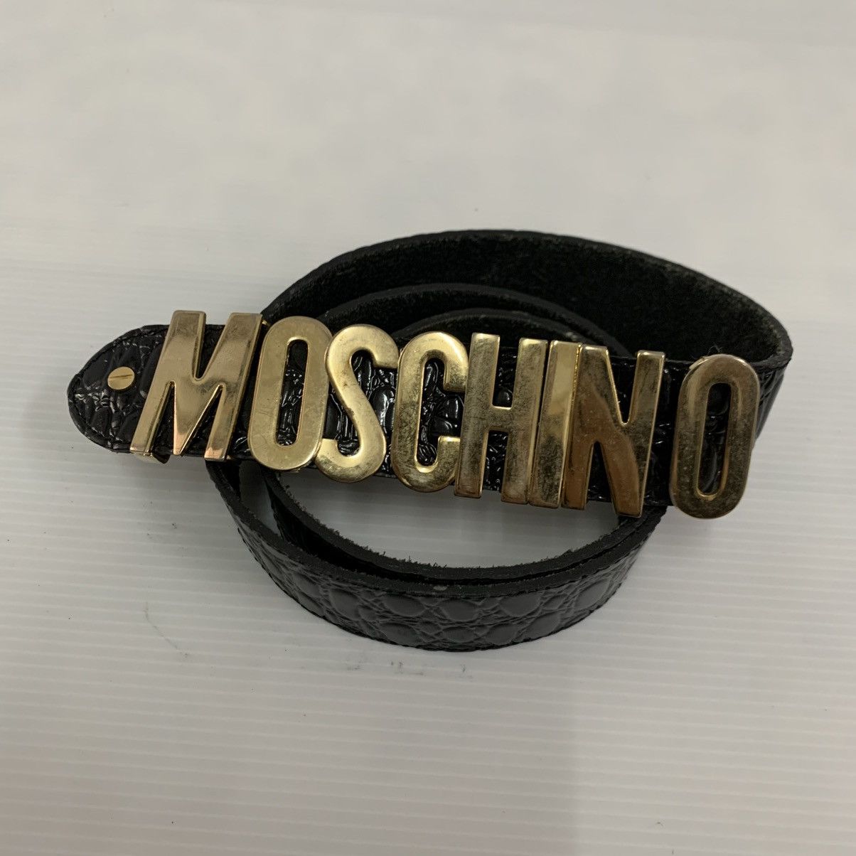 Moschino MOSCHINO Leather Belts Size 36 - 1 Thumbnail