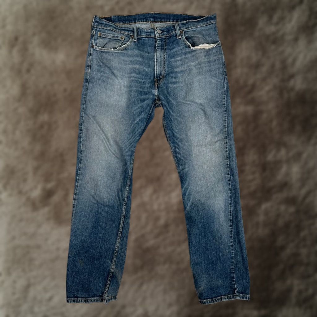 Levi's VINTAGE Levi's 559 Jeans 38x32 Blue Denim Relaxed Straight 90s Grunge Mens Jeans Size US 38 / EU 54 - 1 Thumbnail