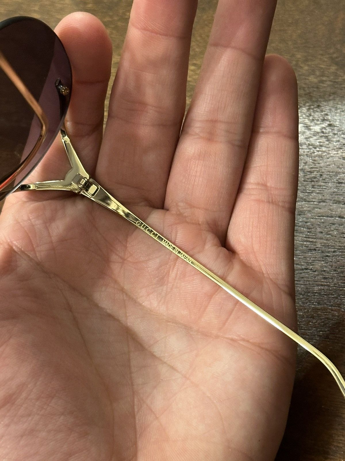 Gucci Gucci Rimless Sunglasses Size ONE SIZE - 9 Thumbnail
