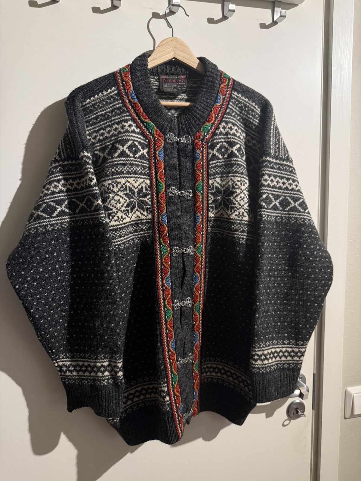 Dale Of Norway Norwegian Wool Knit Sweater - Norwool Cardigan Size US M / EU 48-50 / 2 - 1 Thumbnail