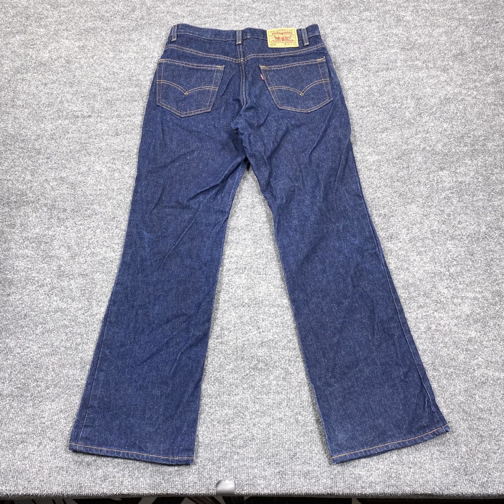 Levi's VINTAGE Levi's 517 Jeans Mens 34x32 Blue Bootcut Regular Fit USA Size US 34 / EU 50 - 2 Thumbnail