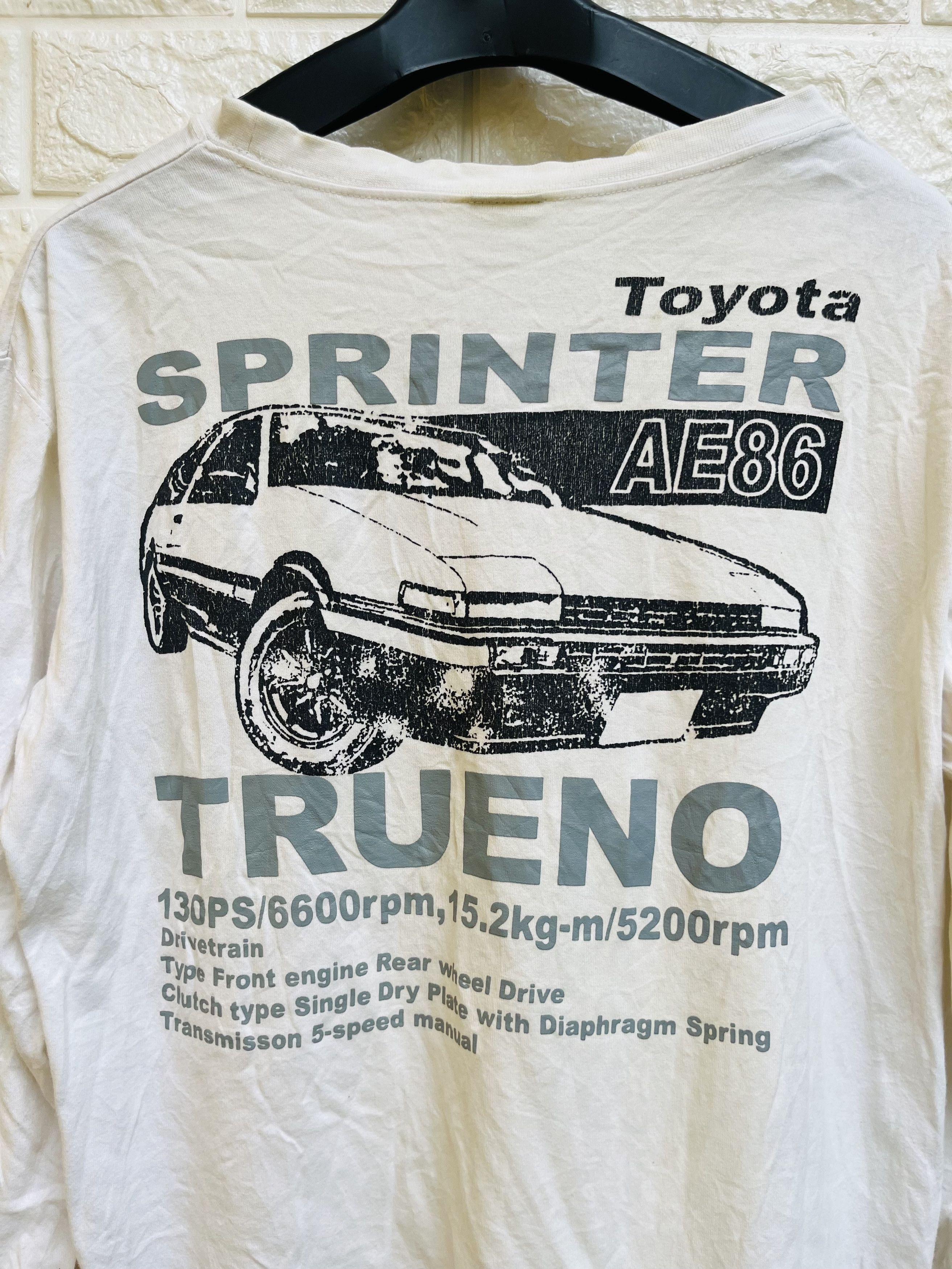 Japanese Brand × Vintage Vintage Toyota AE86 Car Limited Edition Designed Style Size US M / EU 48-50 / 2 - 3 Thumbnail