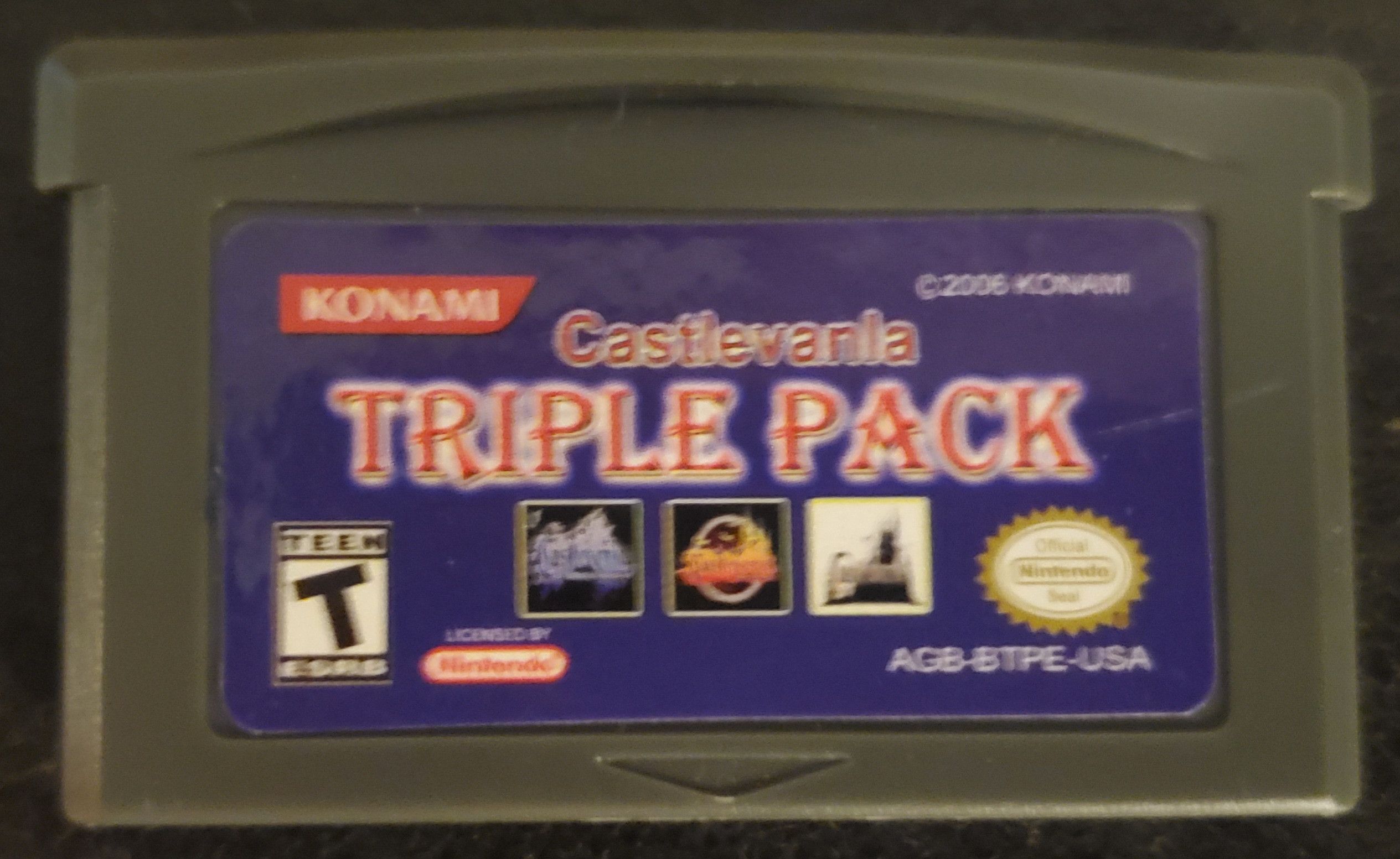 Nintendo Castlevania Triple Pack Advance GBA Video Game Boy Advance Size ONE SIZE - 1 Thumbnail