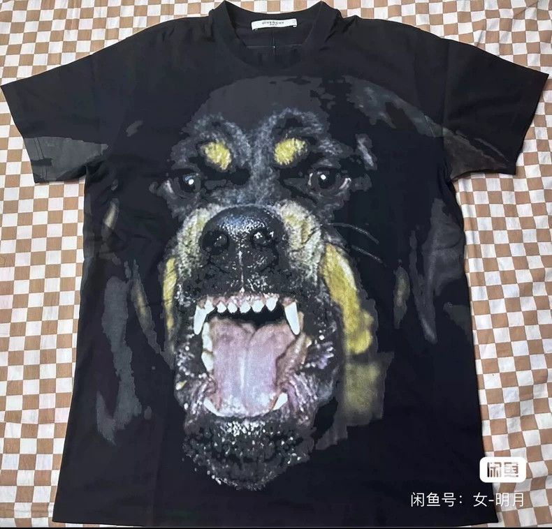 Givenchy Givenchy Dog Head Unisex Short Sleeve Shirt, OS Version, X Size US XXS / EU 40 - 1 Thumbnail