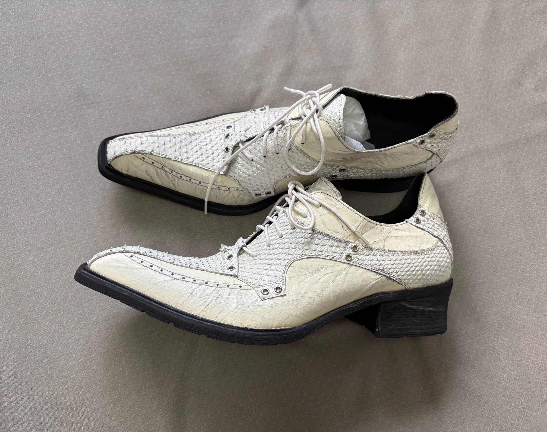 Other Vintage Visual Kei Snake Rivet Mule Boots 43 Boxed Size US 10 / EU 43 - 1 Thumbnail