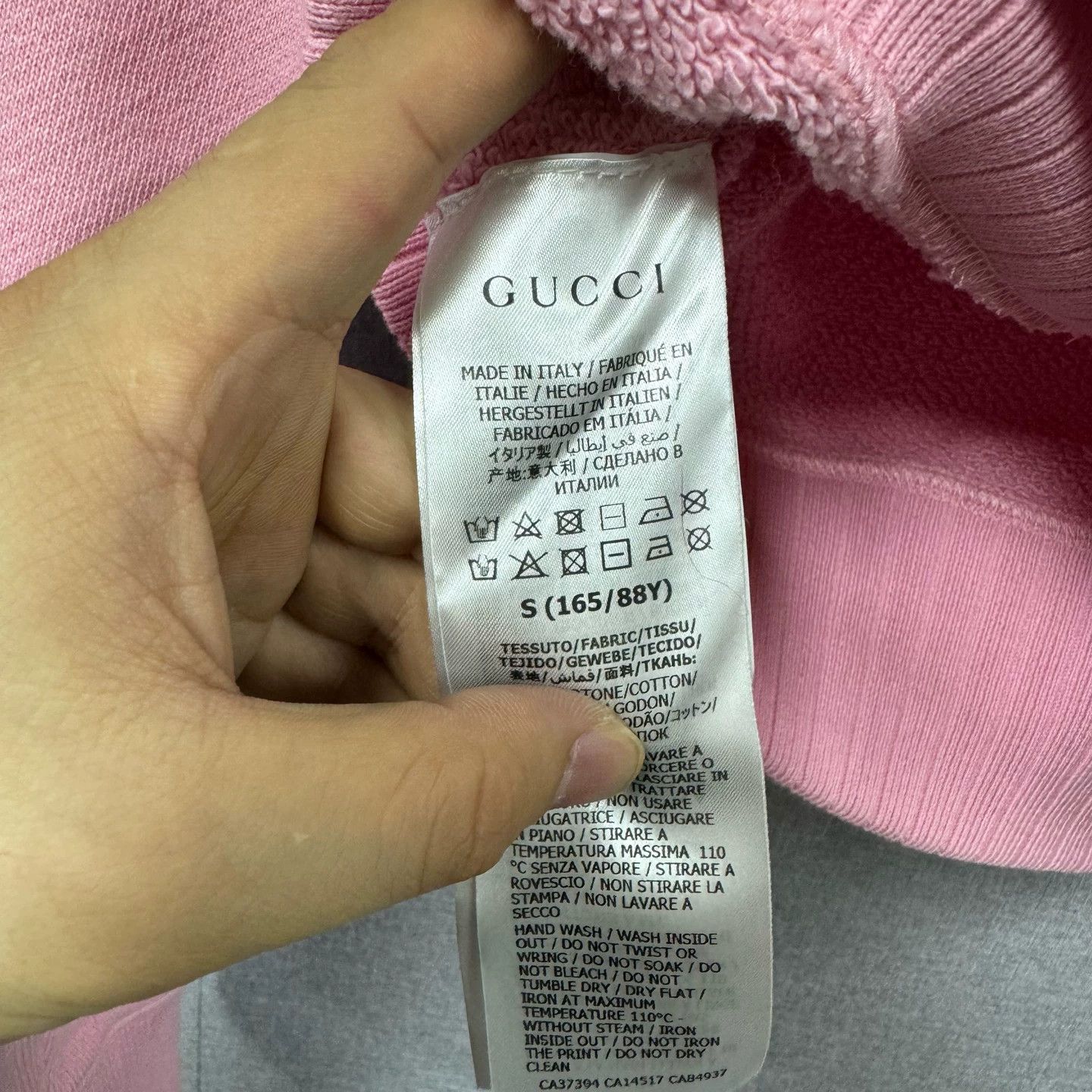 Gucci Gucci Disney Donald Duck Pink Sweatshirt Size S / US 4 / IT 40 - 6 Thumbnail