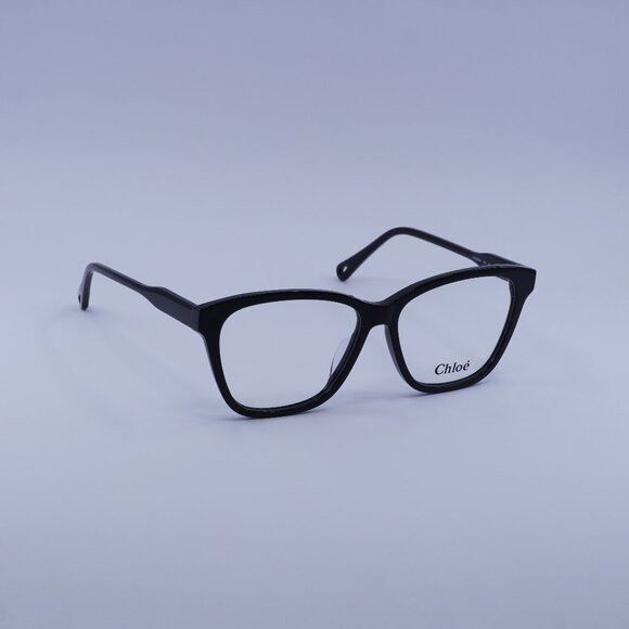 Chloe Chloe CH0084OA 001 Eyeglasses Black 55mm Square Frame Size ONE SIZE - 1 Thumbnail