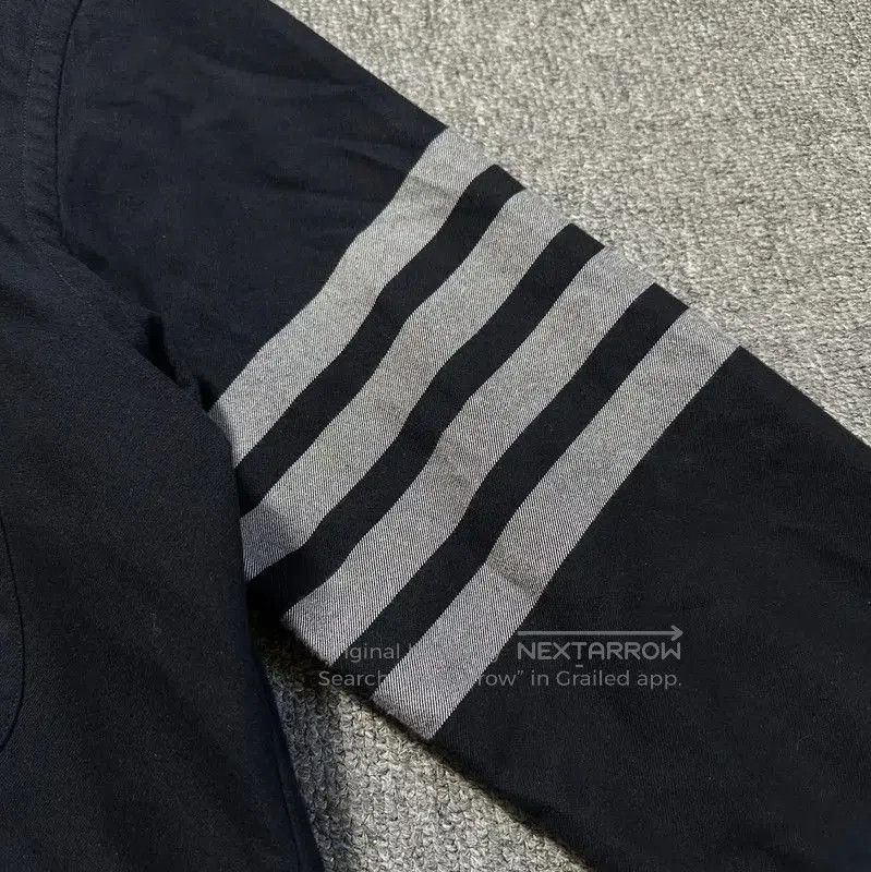 Thom Browne Thom Browne Navy Cotton Long Sleeve Shirt . Size US M / EU 48-50 / 2 - 3 Thumbnail