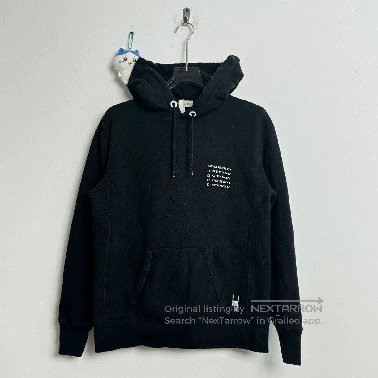 Moncler Moncler Black Logo Hoodie Size 3. Size US L / EU 52-54 / 3 - 1 Thumbnail