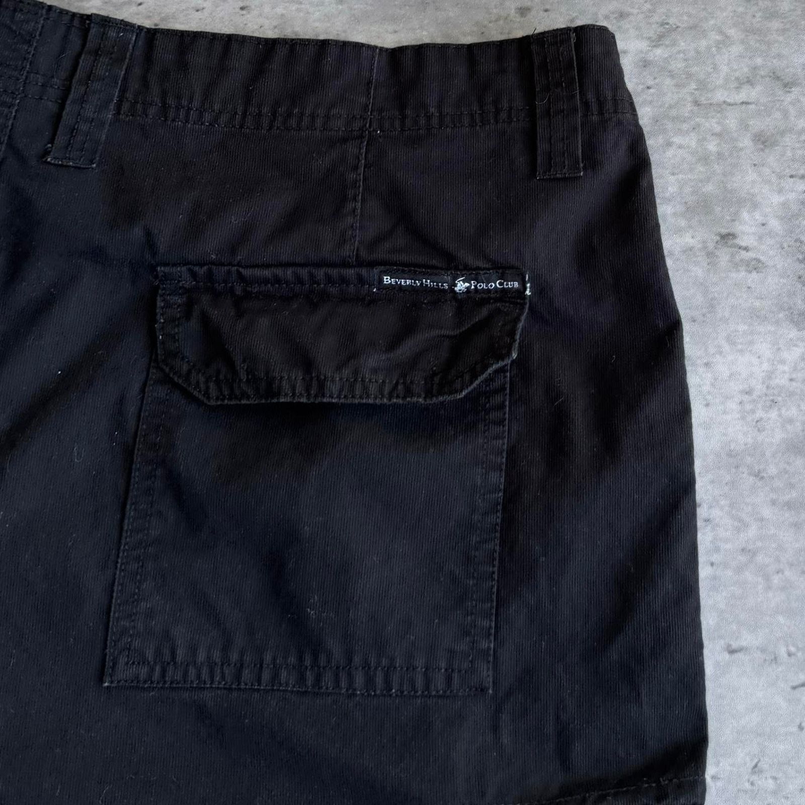 Beverly Hills Polo Club × JNCO Beverly Hills Polo Club Black Opium Baggy Cargo Pants Size US 40 / EU 56 - 4 Thumbnail