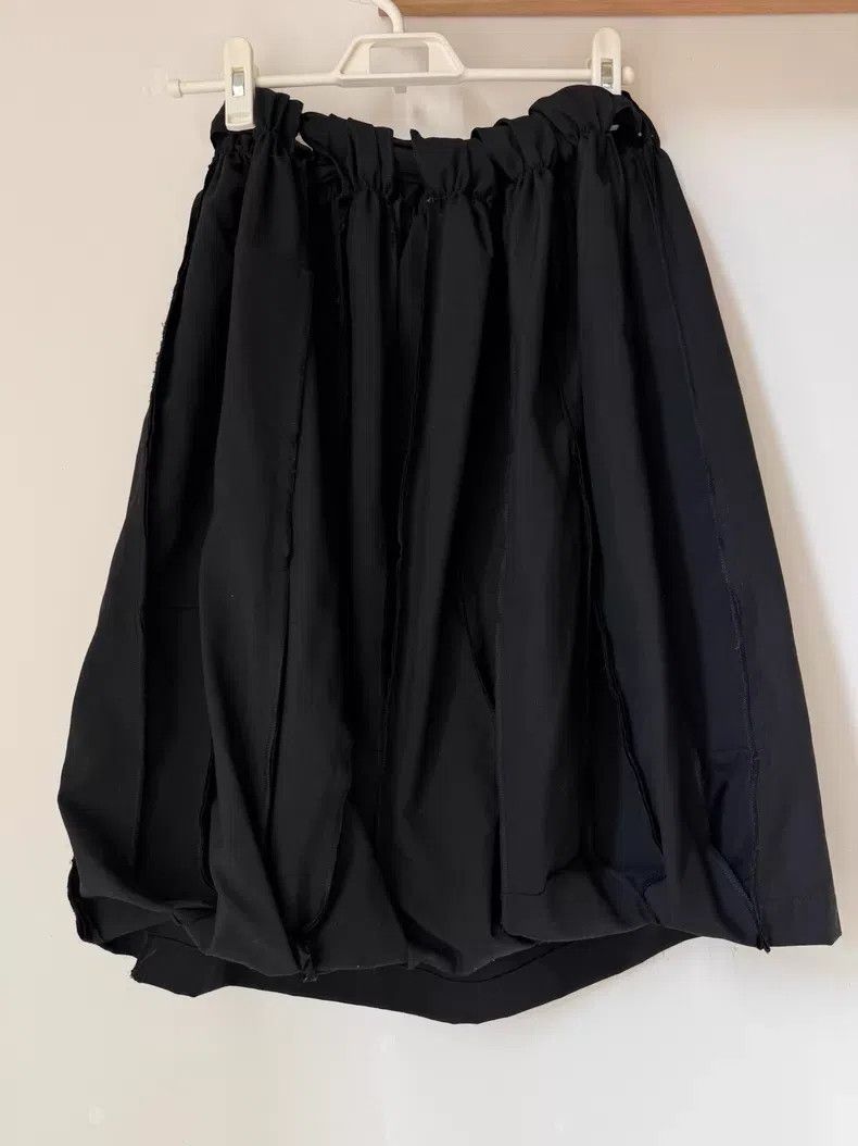 Comme des Garcons Comme des Garcons size XS Black Multi-pleated Midi Skirt Size 22" - 2 Thumbnail