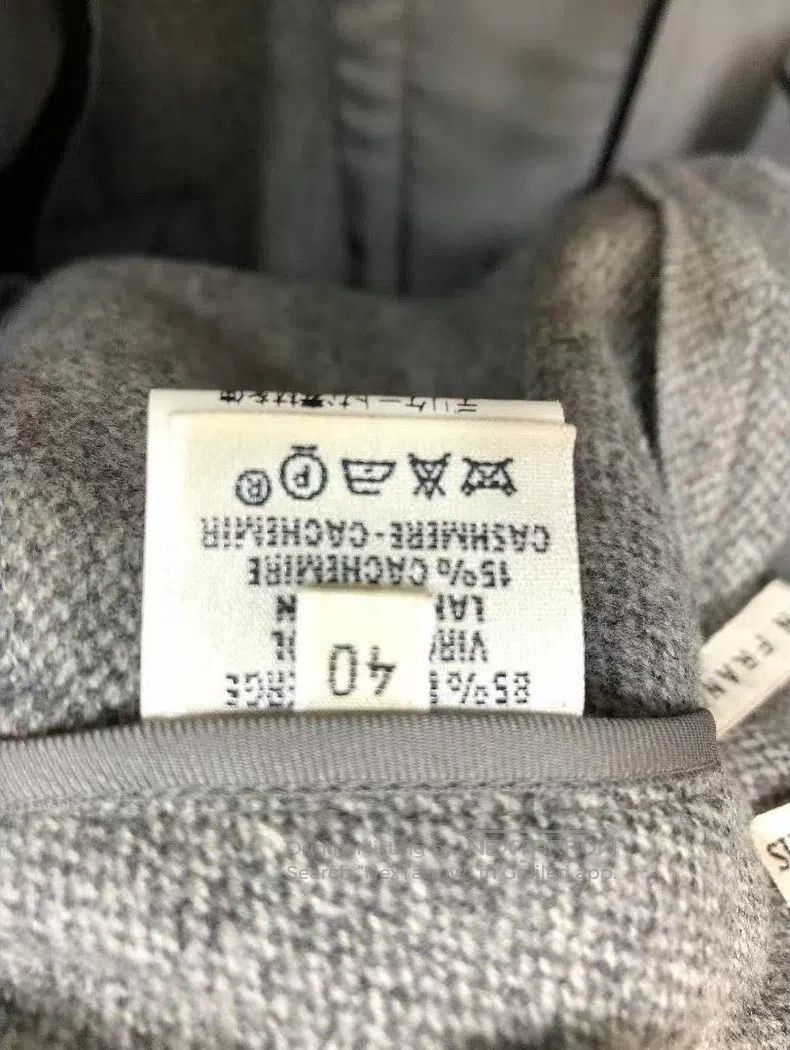 Hermes Hermes Cashmere herringbone pants Size 26" / US 2 / IT 38 - 4 Thumbnail