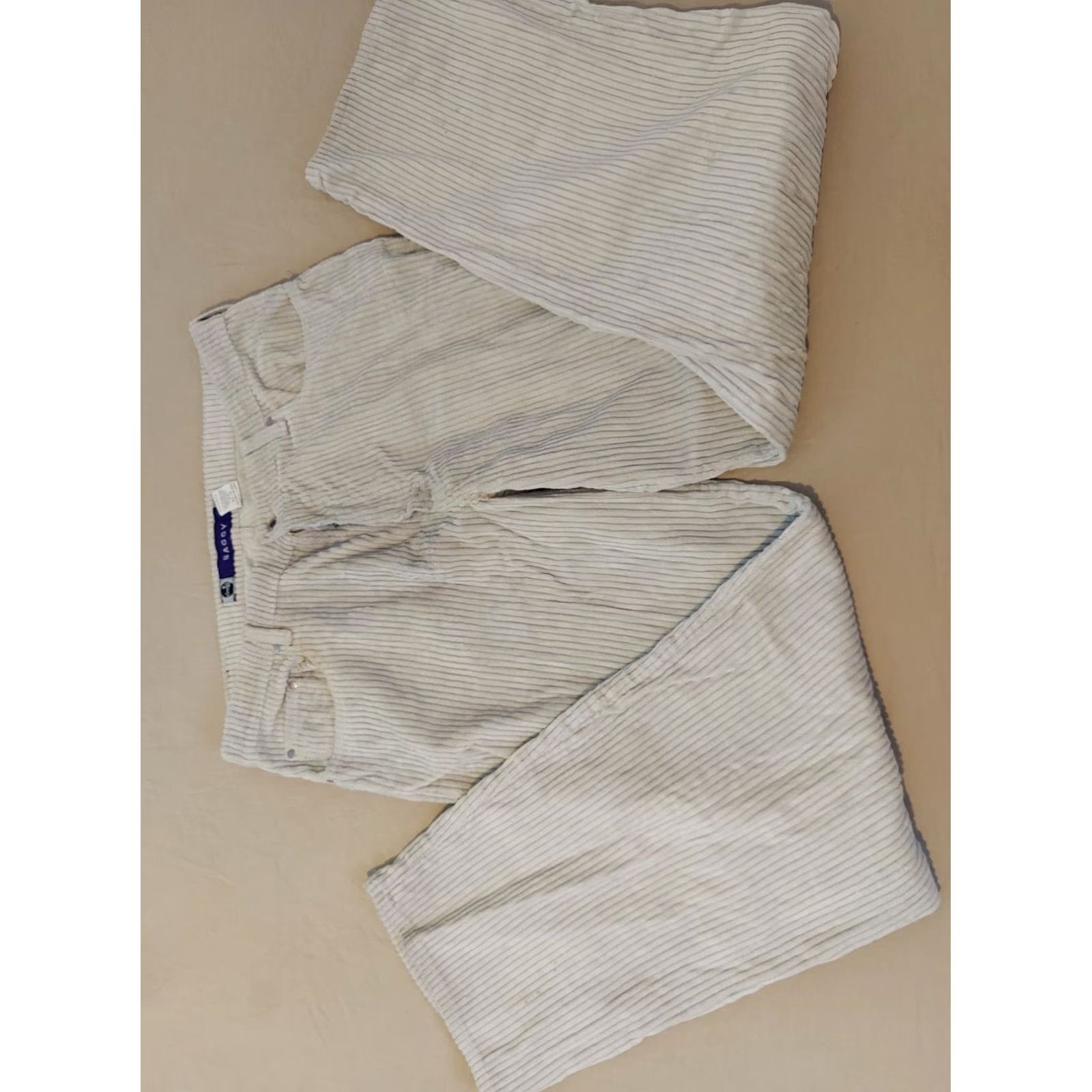 Levi's VINTAGE Levi's Silvertab Pants Mens Dress Pants 38x34 Beige Khaki Baggy 90s Skate Hip Hop Size US 38 / EU 54 - 3 Thumbnail