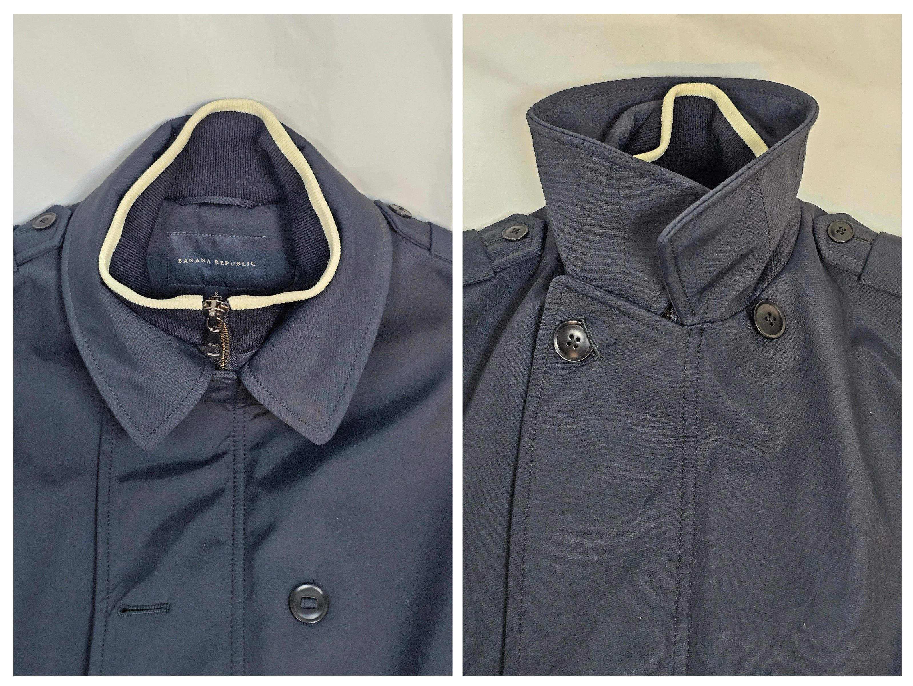 Banana Republic Banana Republic Nylon Pea Coat EUC. Woman's Small Size S / US 4 / IT 40 - 5 Thumbnail