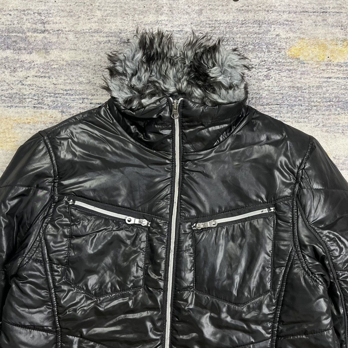 Tornado Mart Mossimo fur collar puffer riders jacket vkei style Size US L / EU 52-54 / 3 - 5 Thumbnail