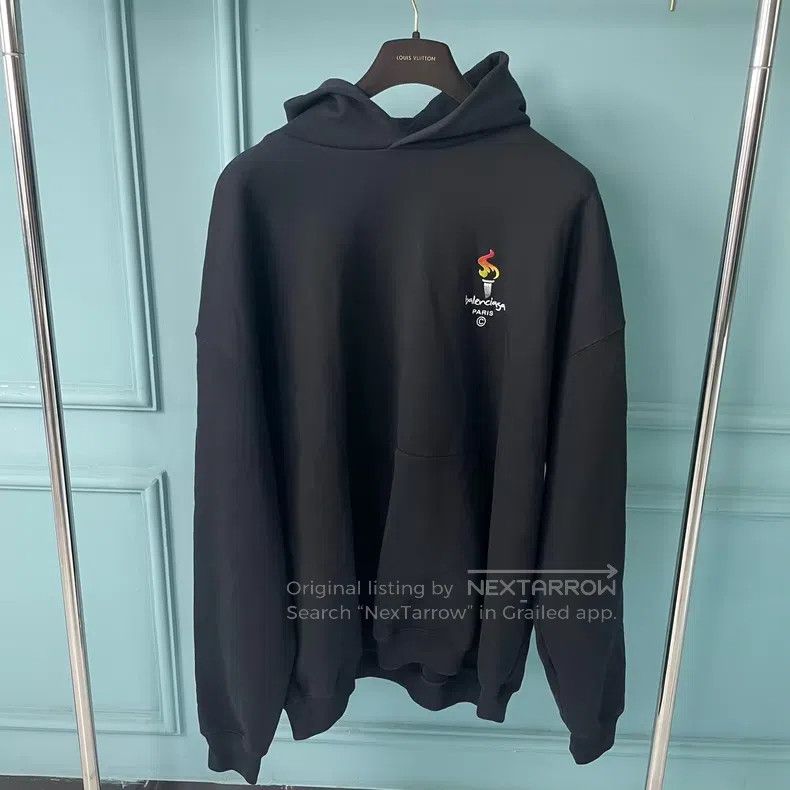 Balenciaga Balenciaga Torch hoodie black Size US XS / EU 42 / 0 - 1 Thumbnail
