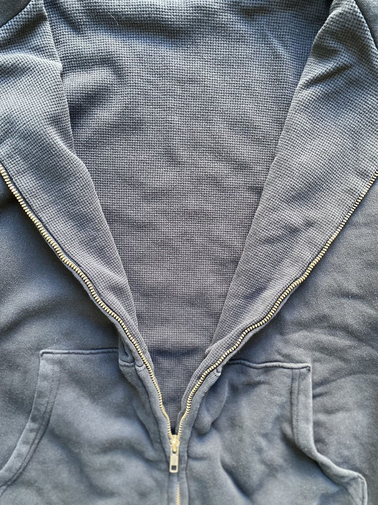 Kanye West × Los Angeles Apparel Sample LA Apparel Double Layered Yeezy Thermal Hoodie Size US L / EU 52-54 / 3 - 4 Thumbnail