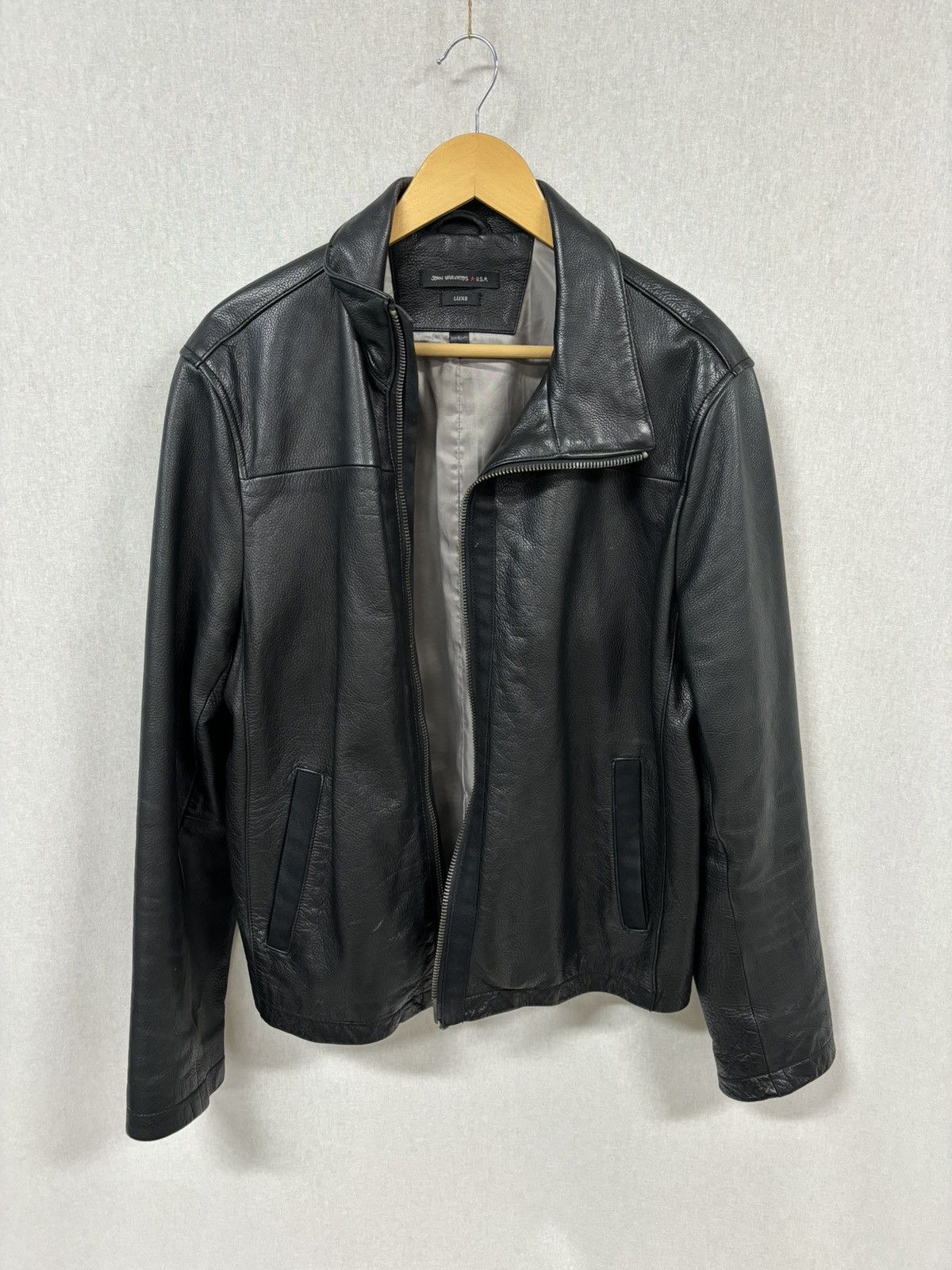 John Varvatos Jon Varvatos Textured Leather Jacket $1200 - Size US L / EU 52-54 / 3 - 5 Thumbnail