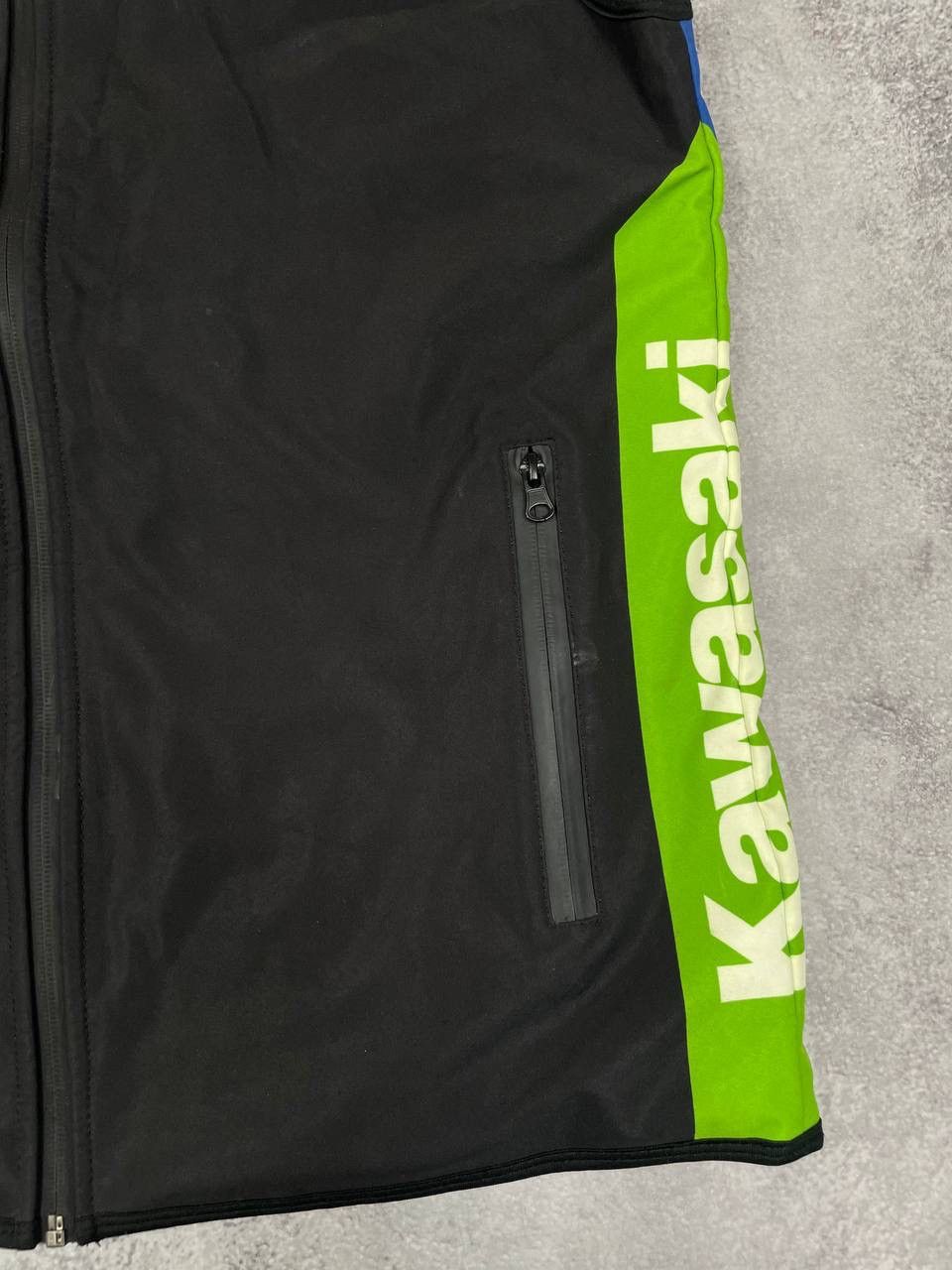 Other FS-3 Racing Kawasaki Men Softshell Vest Black Green Full Zip Size US M / EU 48-50 / 2 - 3 Thumbnail