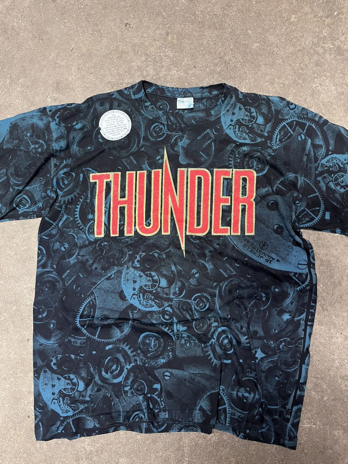 Vintage Thunder Rock Band Akira Style AOP Music Graphic Tee