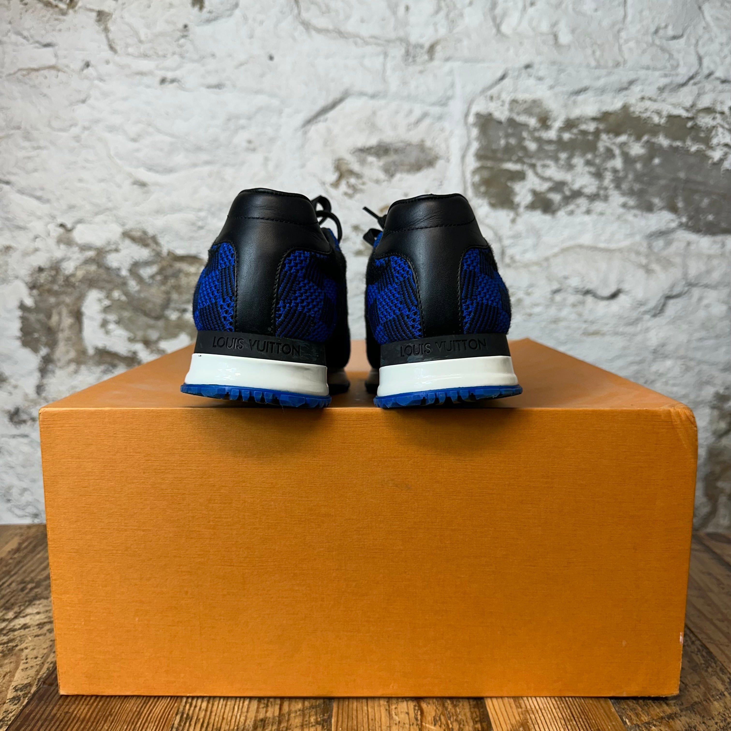 Louis Vuitton Louis Vuitton Blue Black Damier Runaway Sneaker Sz 7.5 (6LV) Size US 7.5 / EU 40-41 - 6 Thumbnail