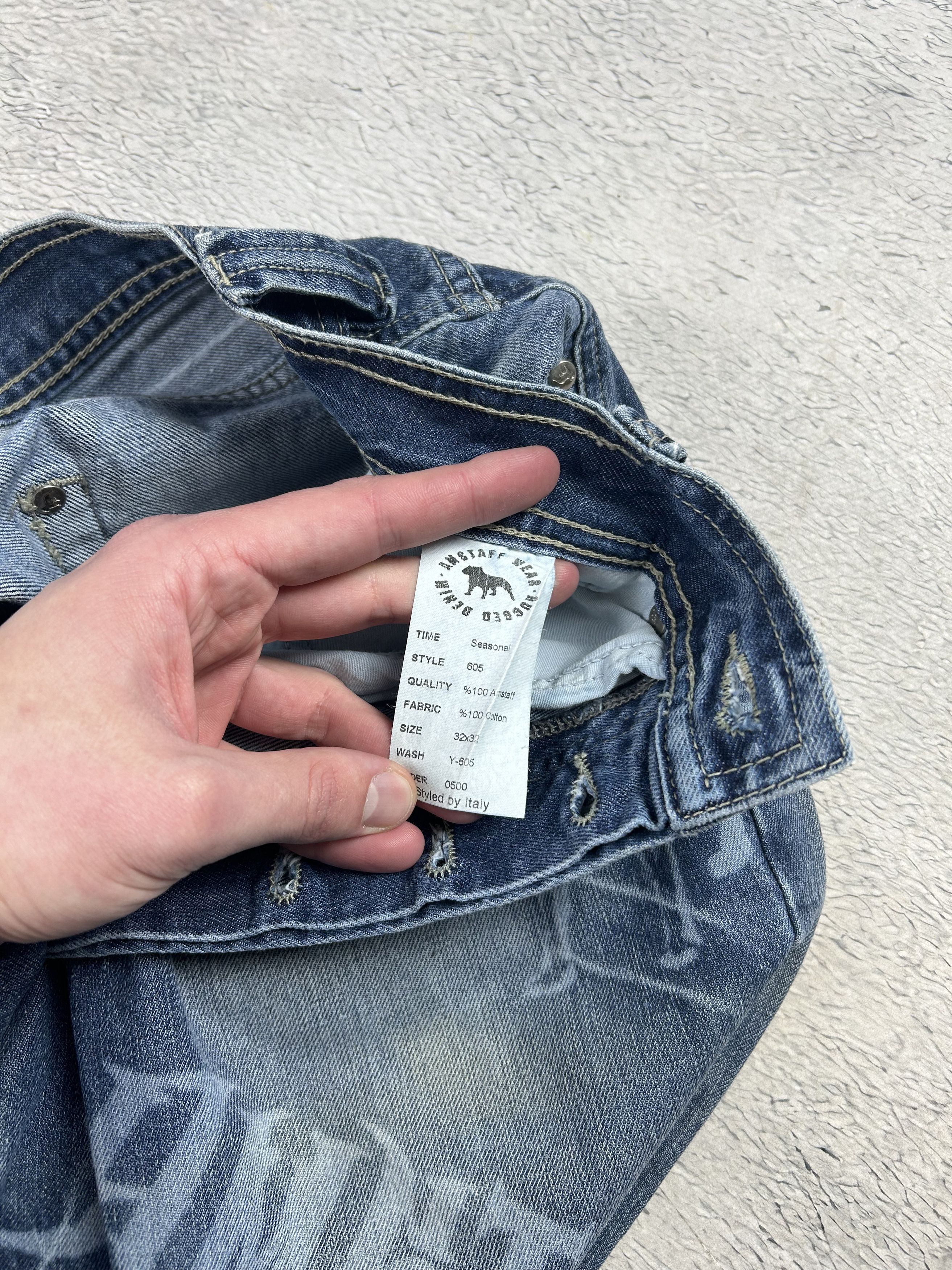 Other CRAZY Baggy Streetwear Jeans AOP Amstaff Drill Loose Fit Size US 32 / EU 48 - 6 Thumbnail