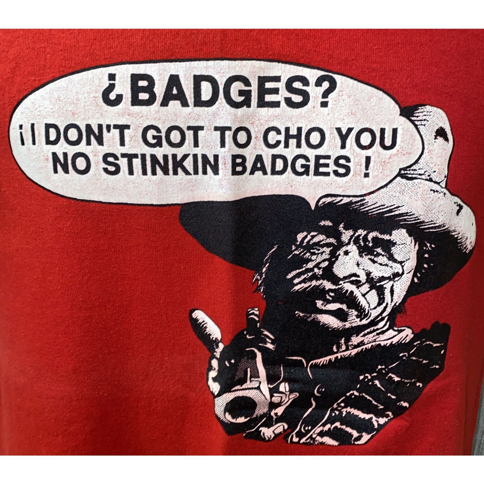 Vintage Sportswear T-Shirt Mens Red USA Made BADGES WILD WEST Size L 20.5 in armpit Size US M / EU 48-50 / 2 - 2 Thumbnail