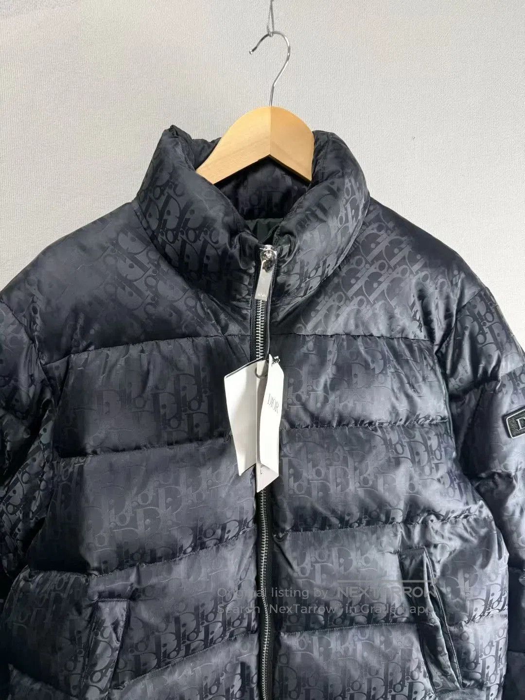 Dior Dior Black Logo Print Zip Down Jacket. Size US M / EU 48-50 / 2 - 3 Thumbnail