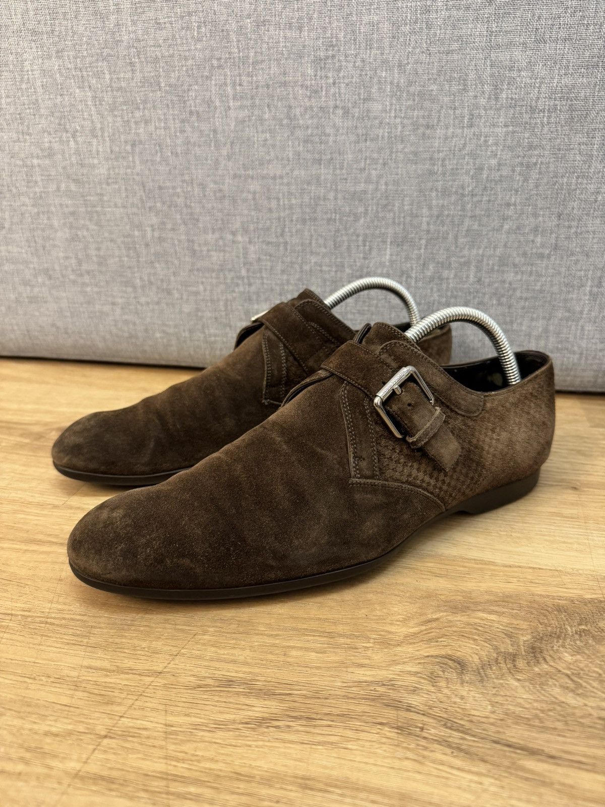 Louis Vuitton Louis Vuitton Paris Brown Suede Moccasin Monk 6,5 40,5 Size US 7.5 / EU 40-41 - 7 Thumbnail
