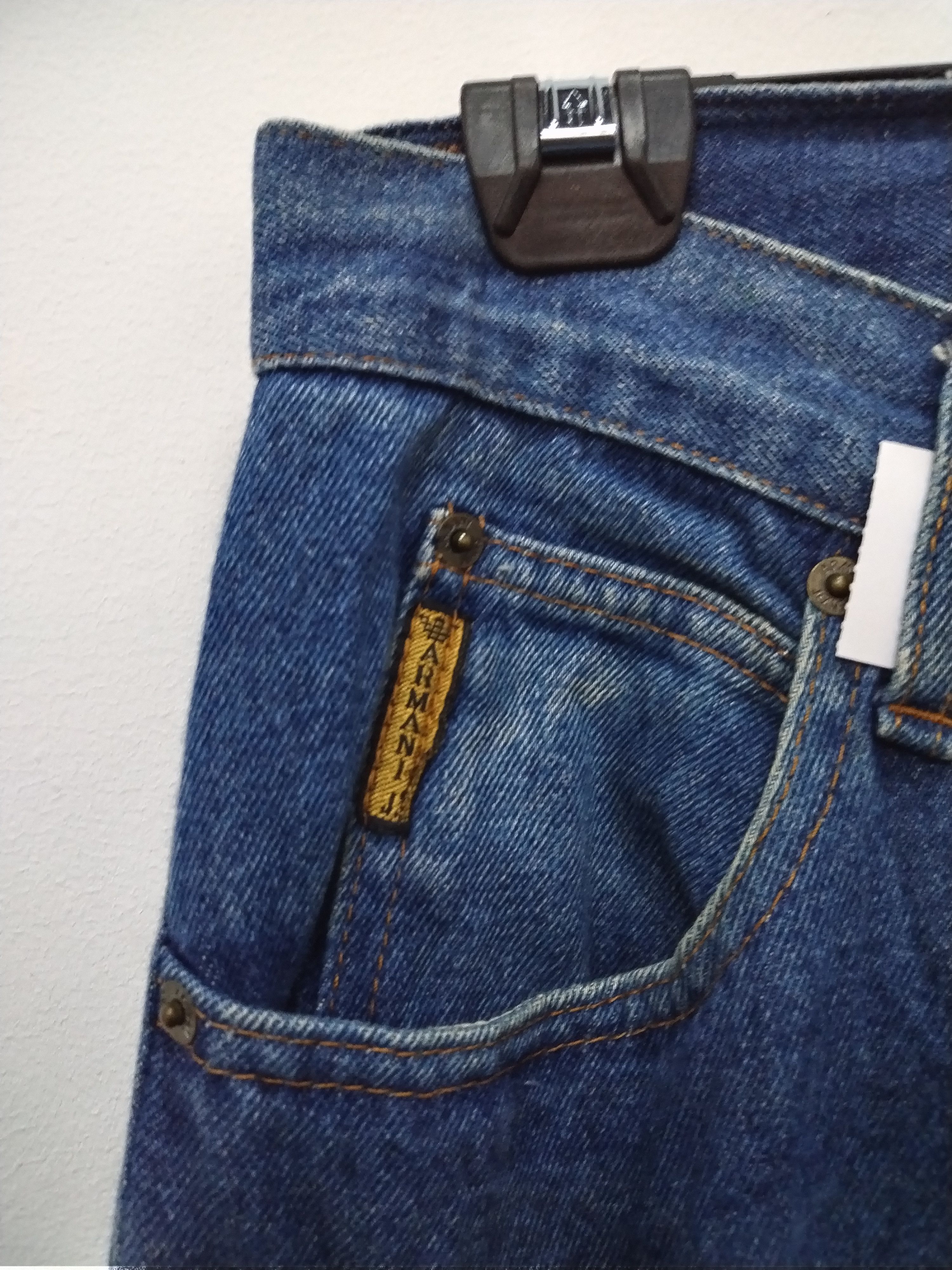 Giorgio Armani × If Six Was Nine × Vintage 💥 Vintage GA Armani Jeans sunfaded blue Jeans made in italy Size US 33 - 4 Thumbnail