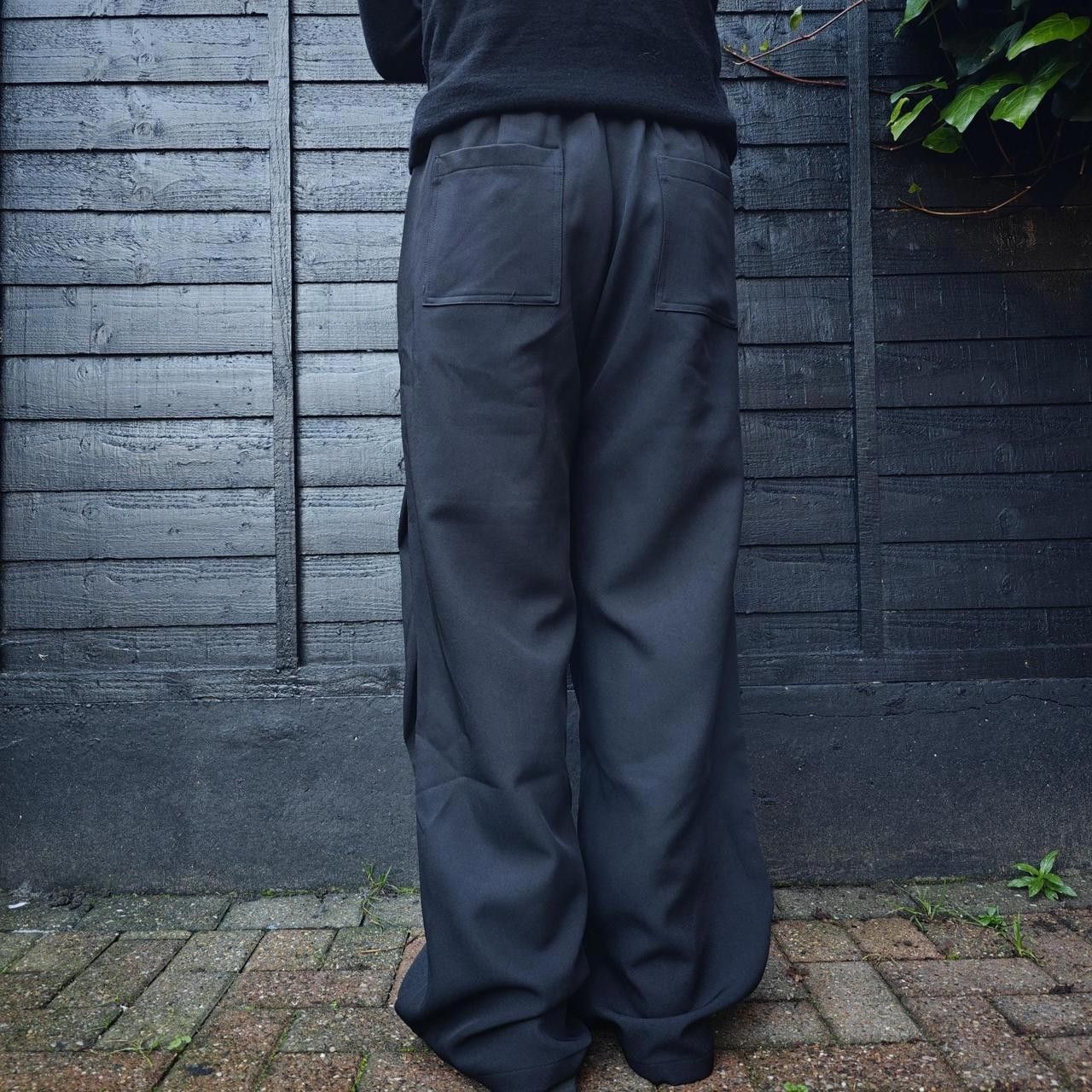 Other Black Archive Wide Leg Multi Dart Trousers Size US 32 / EU 48 - 5 Thumbnail