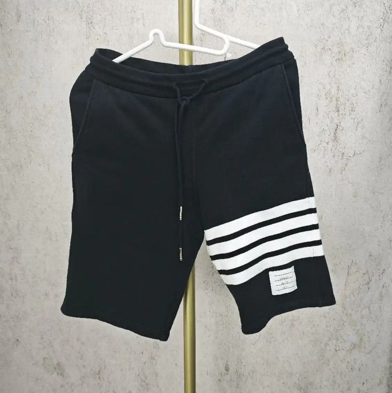 Thom Browne Thom Browne Summer Navy Cotton Shorts 0089 Size 22" - 1 Thumbnail