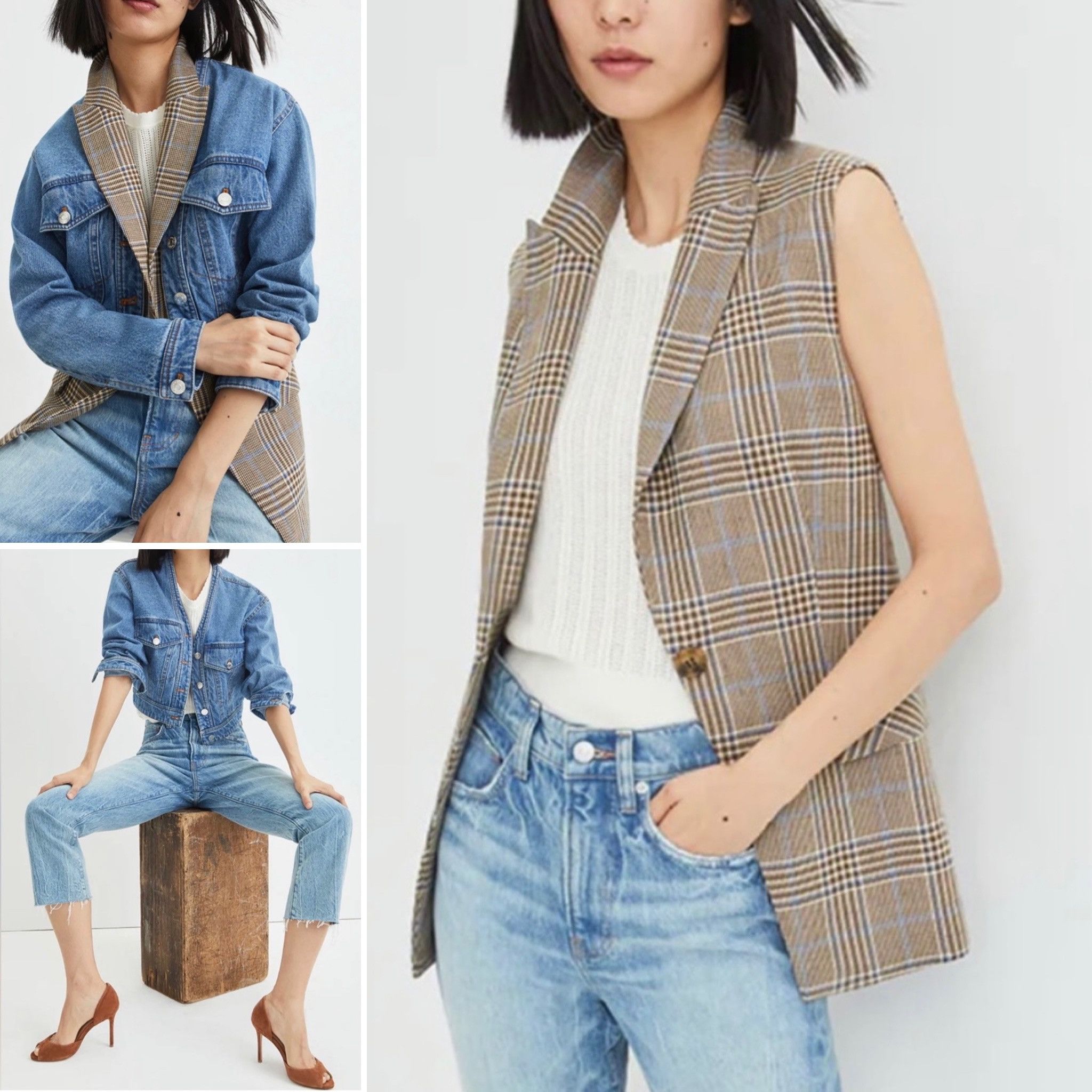 Veronica Beard Keaton Combo Dickey Jacket Size XS / US 0-2 / IT 36-38 - 9 Thumbnail