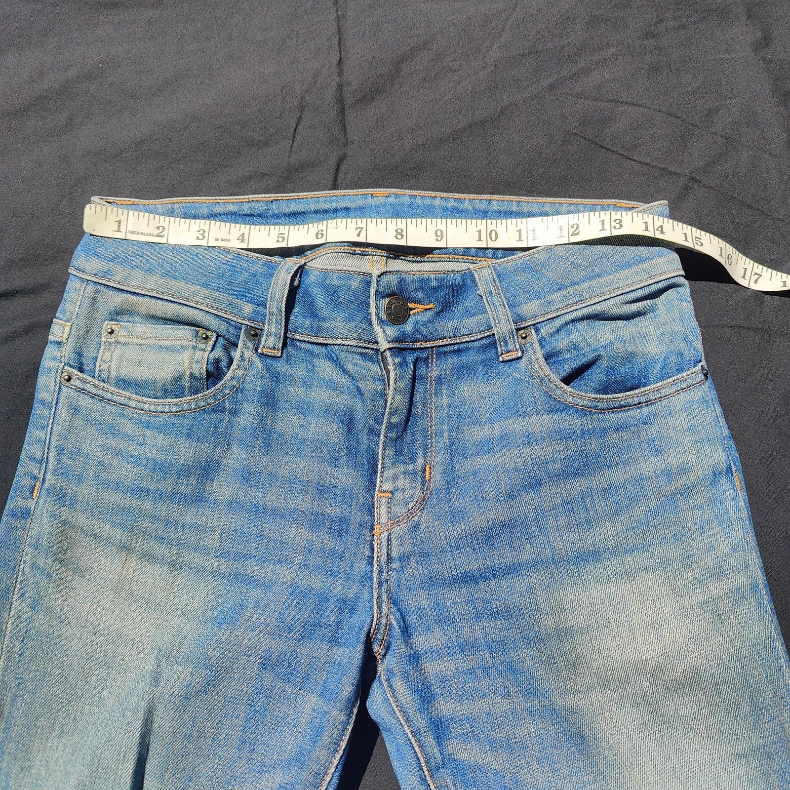 6397 6397 Mini Skinny Jeans Womens 25 Dirty Faded Light Wash Size 25" / US 0 / IT 36 - 4 Thumbnail