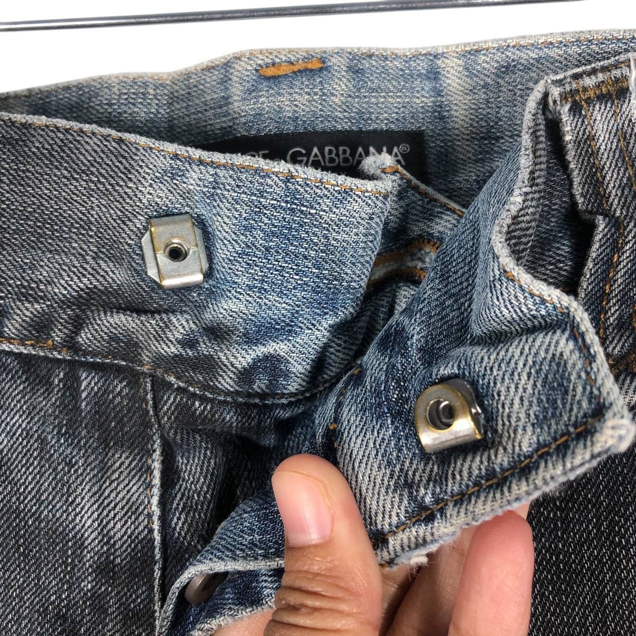 Dolce & Gabbana Dolce Gabbana Dark Grey Denim Jeans Size US 34 / EU 50 - 8 Thumbnail