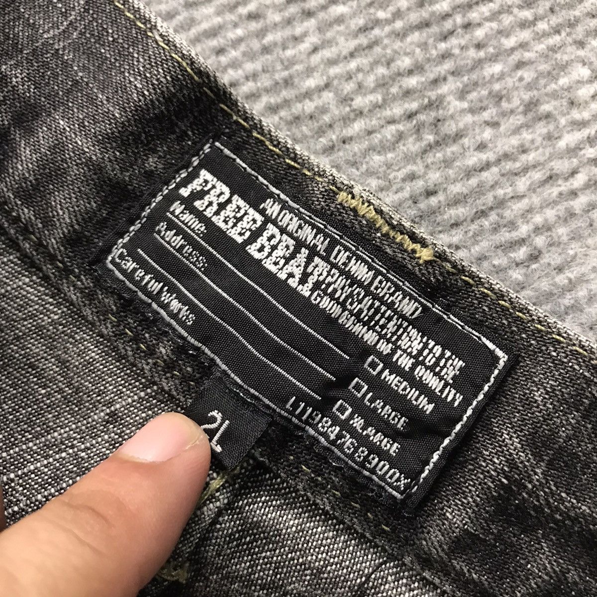 If Six Was Nine BUFFALO DISTRESSED IF SIX WED NINA STYLE BLACK FADED PANTS Size US 30 / EU 46 - 15 Thumbnail